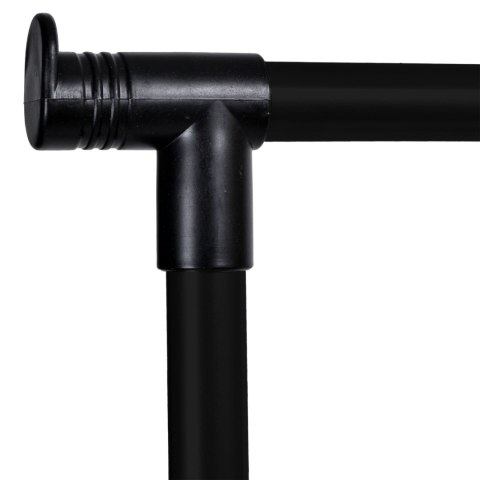 MOBILNY WIESZAK PODWÓJNY NA KÓŁKACH AMA CZARNY