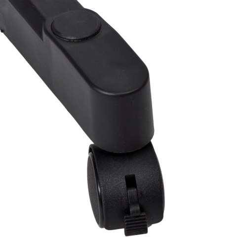 MOBILNY WIESZAK PODWÓJNY NA KÓŁKACH AMA CZARNY