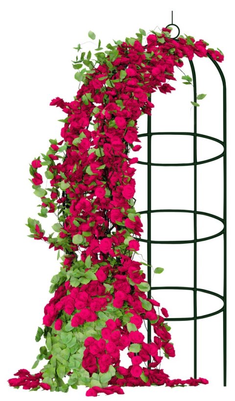 PERGOLA METALOWA KOLUMNA CIEMNOZIELONA 190 CM