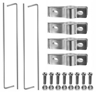 PERGOLA METALOWA ŁUK CZARNA 240 CM