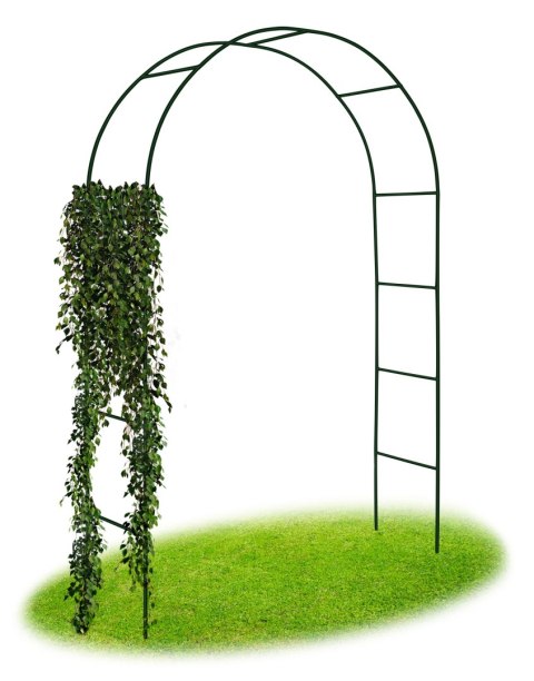 PERGOLA METALOWA ŁUK CZARNA 240 CM