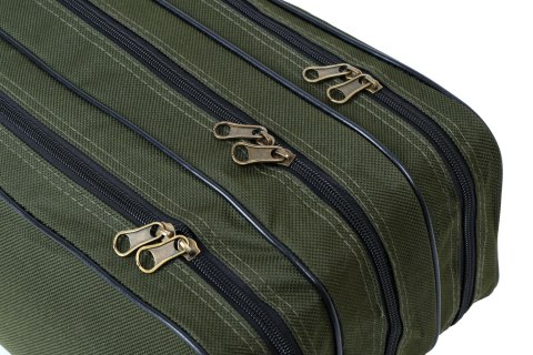 POKROWIEC NA WĘDKI 140 CM GOLD FISHER 3 KOMORY