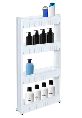 PÓŁKA KUCHENNA ŁAZIENKOWA BIAŁA 4 POZIOMY OSMERA