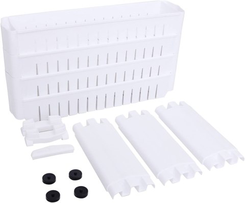 PÓŁKA KUCHENNA ŁAZIENKOWA BIAŁA 4 POZIOMY OSMERA