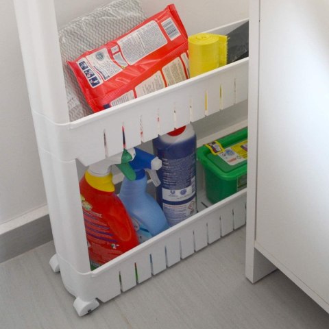 PÓŁKA KUCHENNA ŁAZIENKOWA BIAŁA 4 POZIOMY OSMERA