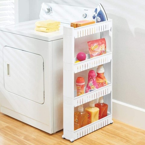 PÓŁKA KUCHENNA ŁAZIENKOWA BIAŁA 4 POZIOMY OSMERA