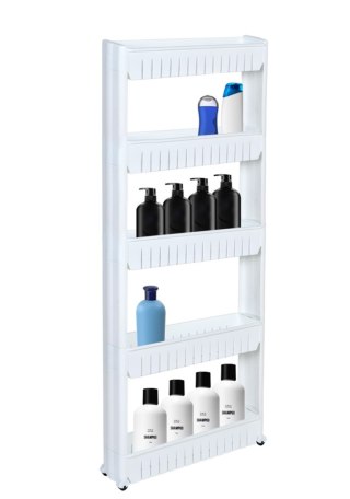 PÓŁKA KUCHENNA ŁAZIENKOWA BIAŁA 5 POZIOMÓW UWINA