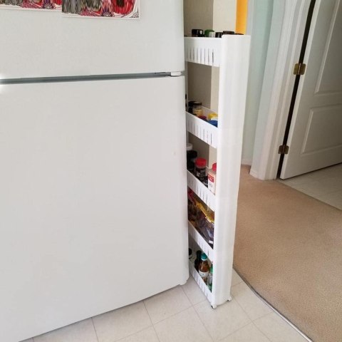 PÓŁKA KUCHENNA ŁAZIENKOWA BIAŁA 5 POZIOMÓW UWINA