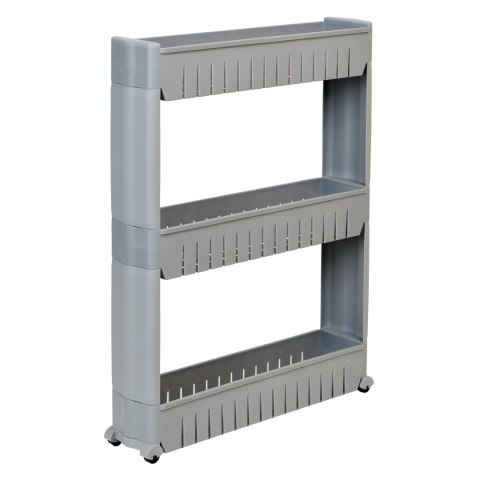 PÓŁKA KUCHENNA ŁAZIENKOWA SZARA 3 POZIOMY LEIRA