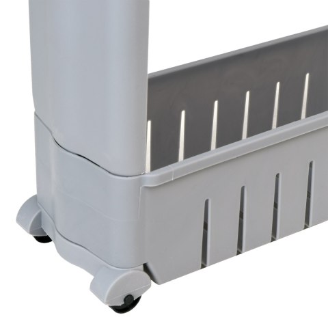 PÓŁKA KUCHENNA ŁAZIENKOWA SZARA 3 POZIOMY LEIRA