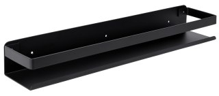 PÓŁKA ŁAZIENKOWA LOFTOWA MEGARA 50 CM CZARNA