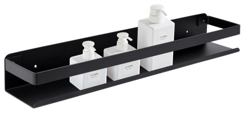 PÓŁKA ŁAZIENKOWA LOFTOWA MEGARA 50 CM CZARNA