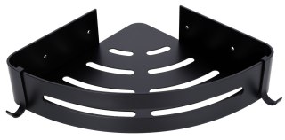 PÓŁKA LOFT MYZEA CZARNA DO ŁAZIENKI POD PRYSZNIC