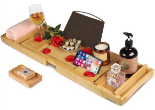 PÓŁKA NA WANNĘ HALIA BAMBUSOWA