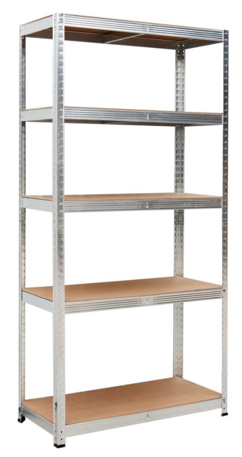 REGAŁ MAGAZYNOWY 5 POZIOMÓW 625 KG 150 X 75 X 30 CM