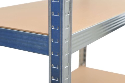 REGAŁ MAGAZYNOWY 5 POZIOMÓW 625 KG 150 X 75 X 30 CM