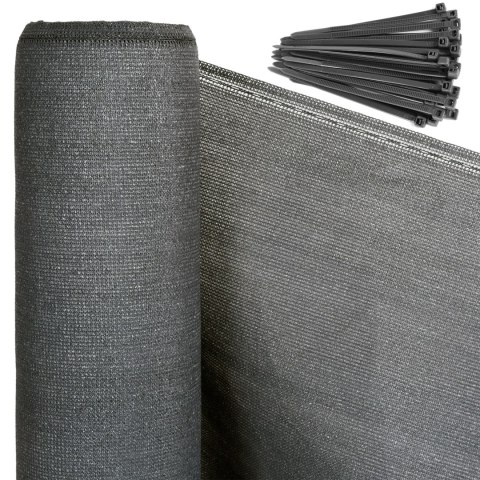 SIATKA CIENIUJĄCA MASKUJĄCA 180G 1,5X25 M SZARA