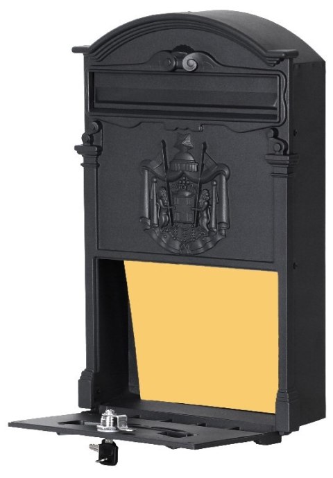 SKRZYNKA POCZTOWA NA LISTY AMUND CZARNA