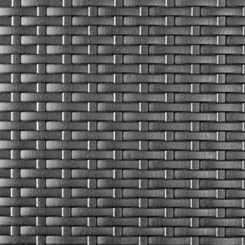 STÓŁ CATERINGOWY RATTAN SKŁADANY W WALIZKĘ - 180 CM SZARY