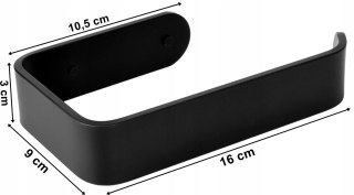 UCHWYT NA PAPIER TOALETOWY NARIM LOFT CZARNY