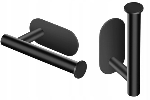 UCHWYT NA PAPIER TOALETOWY CZARNY DERES