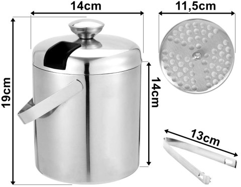 WIADERKO DO LODU ZE SZCZYPCAMI FACUNDO