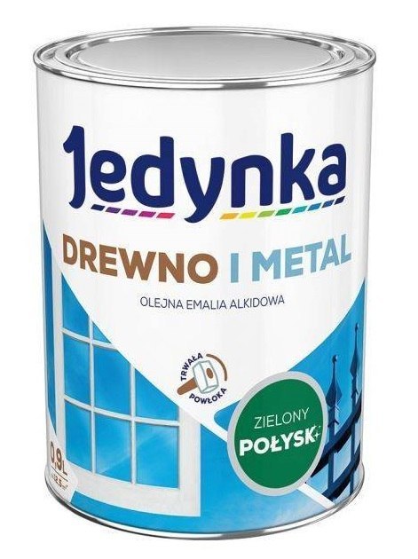 EMALIA ALKIDOWA DO DREWNA I METALU ZIELONY 0,9L EMALIA ALKIDOWA DO DREWNA I METALU ZIELONY 0,9L