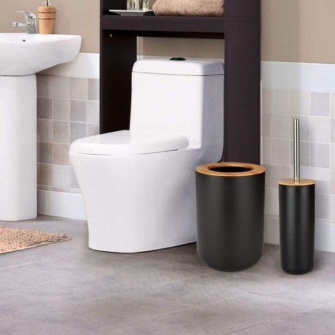 AKCESORIA ŁAZIENKOWE TIMOR KOMPLET 6 ELEMENTÓW CZARNY