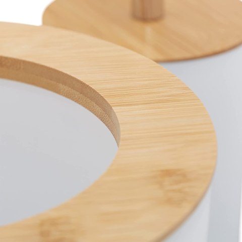 AKCESORIA ŁAZIENKOWE TIMOR KOMPLET 6 SZTUK BIAŁY