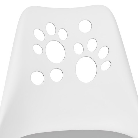 FOTEL OBROTOWY GROVER BIAŁO-SZARY