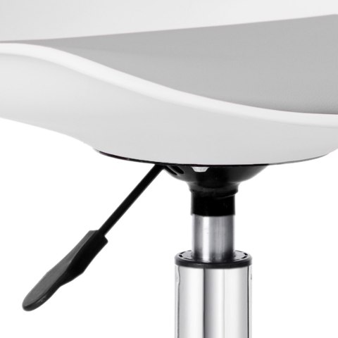 FOTEL OBROTOWY GROVER BIAŁO-SZARY