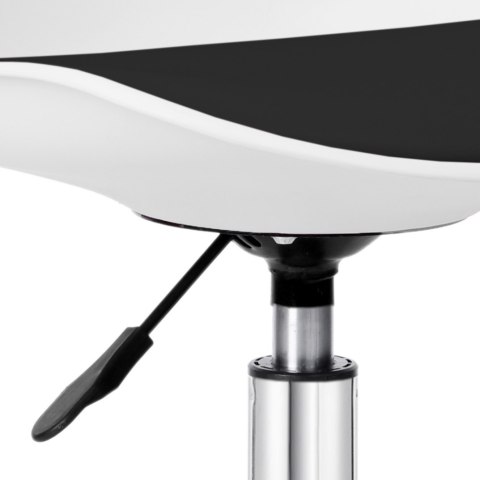 FOTEL OBROTOWY GROVER BIAŁOCZARNY