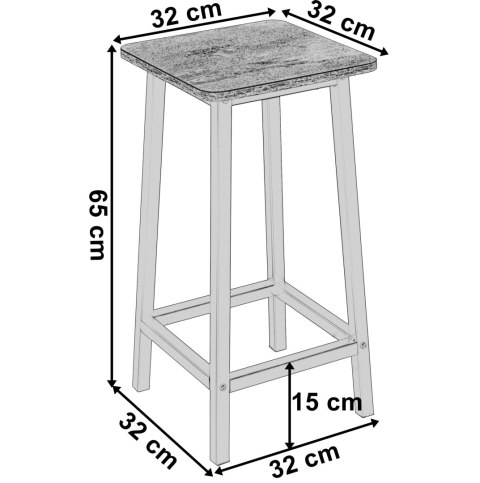 HOKER KENT LOFT INDUSTRIAL POSTARZANY DĄB