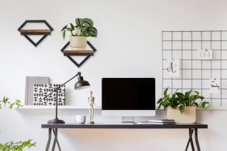 KWIETNIK METALOWY ŚCIENNY CZARNY DORON RUSTIC LOFT