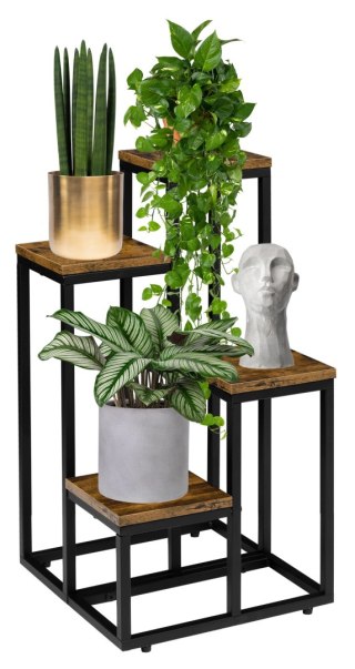 KWIETNIK STOJĄCY CZARNY MOGREN RUSTIC POSTARZANY DĄB