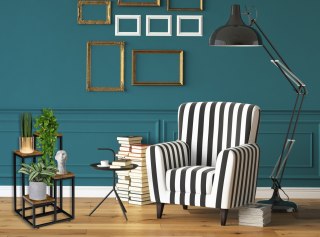 KWIETNIK STOJĄCY CZARNY MOGREN RUSTIC POSTARZANY DĄB