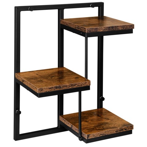 KWIETNIK WISZĄCY CZARNY ORKUS RUSTIC POSTARZANY DĄB