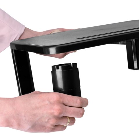 PODSTAWKA 3-STOPNIOWA POD MONITOR LAPTOPA CZARNA
