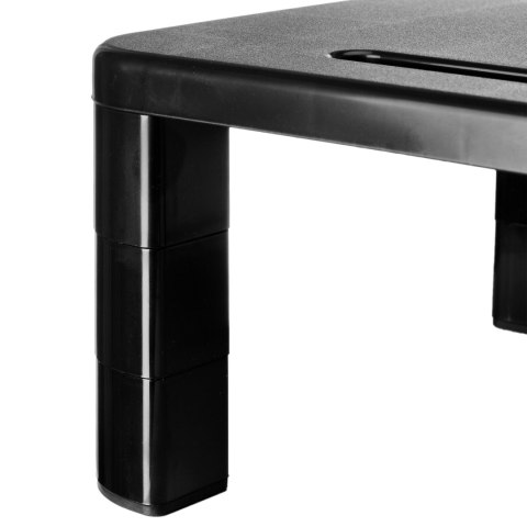 PODSTAWKA 3-STOPNIOWA POD MONITOR LAPTOPA CZARNA