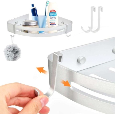 PÓŁKA MYZEA SREBRNY MAT DO ŁAZIENKI KUCHNI