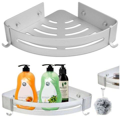 PÓŁKA MYZEA SREBRNY MAT DO ŁAZIENKI KUCHNI