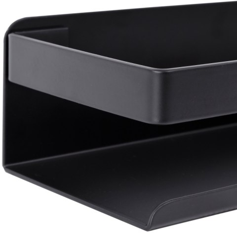 PÓŁKA ŁAZIENKOWA LOFTOWA MEGARA 40 CM CZARNA