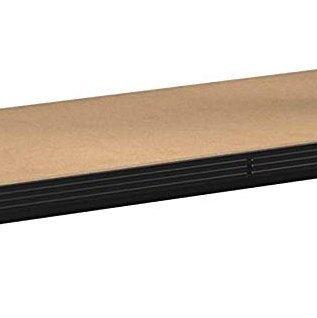 REGAŁ MAGAZYNOWY 5 POZIOMÓW CZARNY 625KG 150X75X30 CM