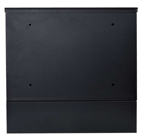 SKRZYNKA POCZTOWA NA LISTY VIDAR CZARNA Z NAPISAMI