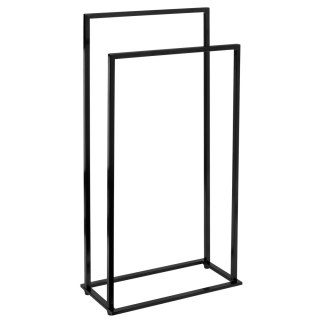 STOJAK WIESZAK NA RĘCZNIKI 2 RAMIONA GESI CZARNY