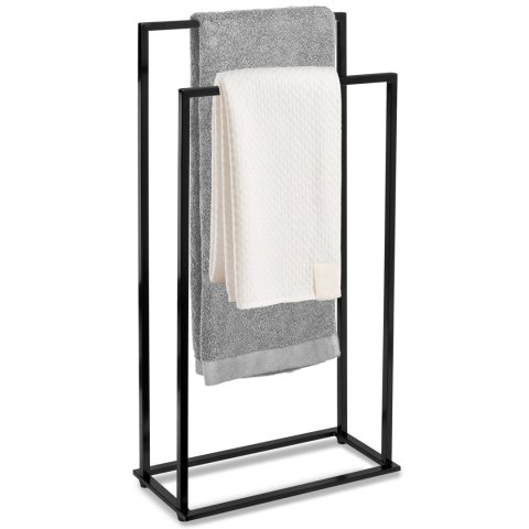 STOJAK WIESZAK NA RĘCZNIKI 2 RAMIONA GESI CZARNY