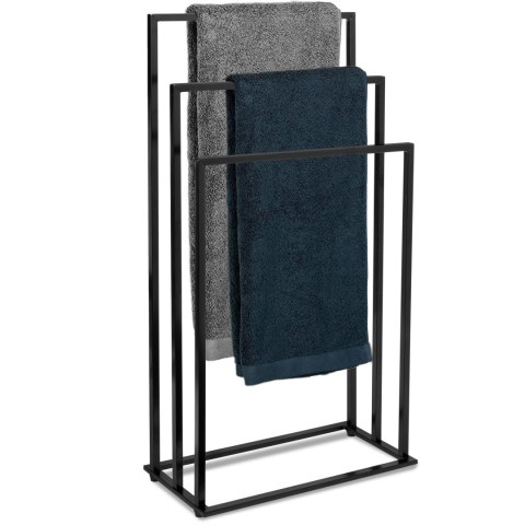 STOJAK WIESZAK NA RĘCZNIKI 3 RAMIONA TIRE CZARNY