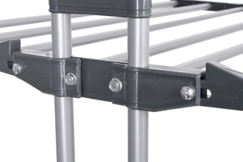 SUSZARKA ROZKŁADANA NA KÓŁKACH SONORA SZARA