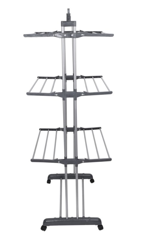 SUSZARKA ROZKŁADANA NA KÓŁKACH SONORA SZARA