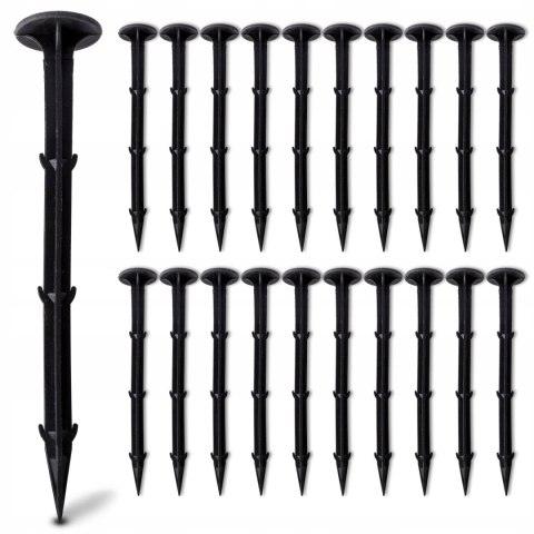 SZPILKI KOŁKI KOMPLET 50 SZPILEK DO AGROTKANINY